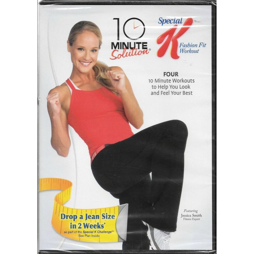 Special K 10 Minute Solution Fashion Fit Workout DVD  Jessica Smith dvd4230
